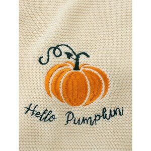 Baby Blanket Silvercloud Halloween Hello Pumpkin Premium 100% Cotton Knit